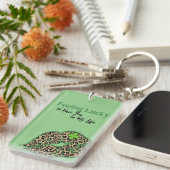 Lucky St. Patrick's Day naam op Green Sleutelhanger (Voorkant Rechts)