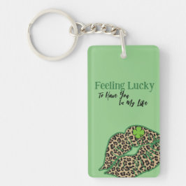 Lucky St. Patrick's Day naam op Green Sleutelhanger