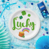 Lucky St. Patrick's Day Paper Borden Papieren Bordje (Feest)