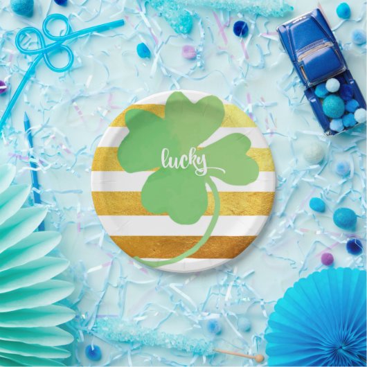 Lucky St Patrick's Day Papieren Bordje (Feest)