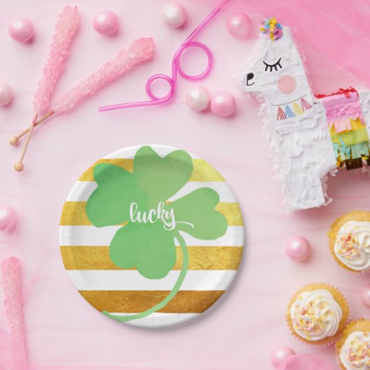 Lucky St Patrick's Day Papieren Bordje (Feest)