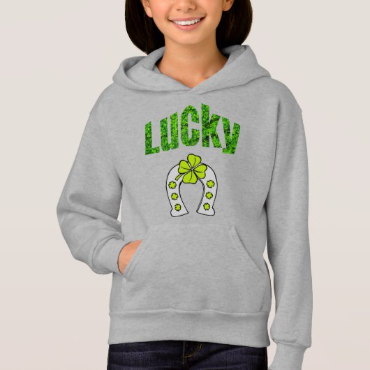Lucky St. Patricks Day Shamrock Kitchen Kinderen (Voorkant)