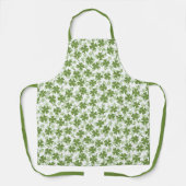 Lucky St. Patrick's Day Shamrock Pattern Schort (Voorkant)