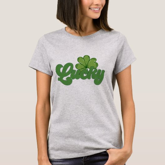 Lucky St Patrick's Day T-shirt (Voorkant)
