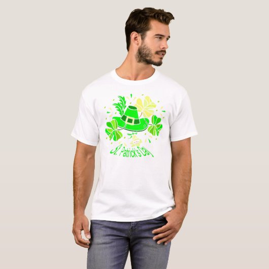 Lucky St. Patrick's Day T-shirt (Voorkant volledig)