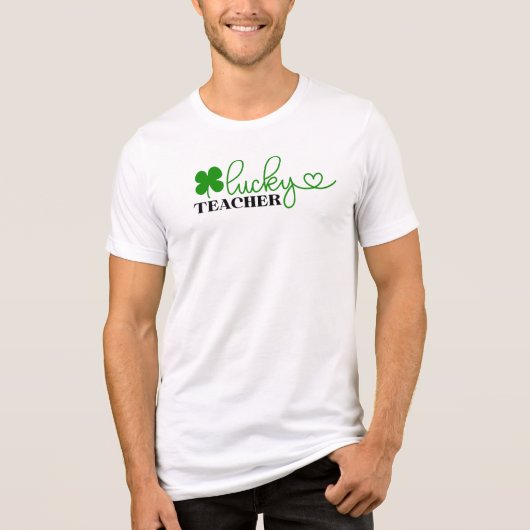 Lucky St Patrick's day Teacher t-shirt (Voorkant)