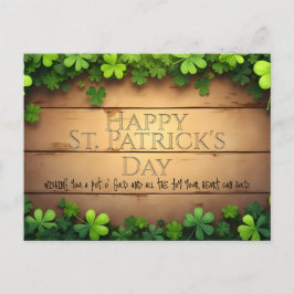 Lucky St. Patrick's Day Wensen 🍀 Feestdagenkaart