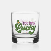 Lucky St. Patrick's Day Whisky Glas (Achterkant)