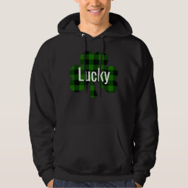 Lucky St. Patty's Shamrocks | groene vlecht Hoodie