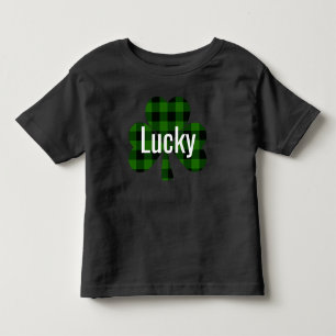 Lucky St. Patty's Shamrocks   groene vlecht Kinder Shirts