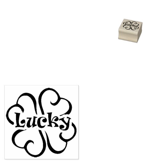 Lucky Stamp Rubberstempel (Gestempeld)