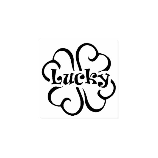 Lucky Stamp Rubberstempel (Afrduk)