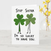 Lucky Step Zus Kaart (Gele Bloem)