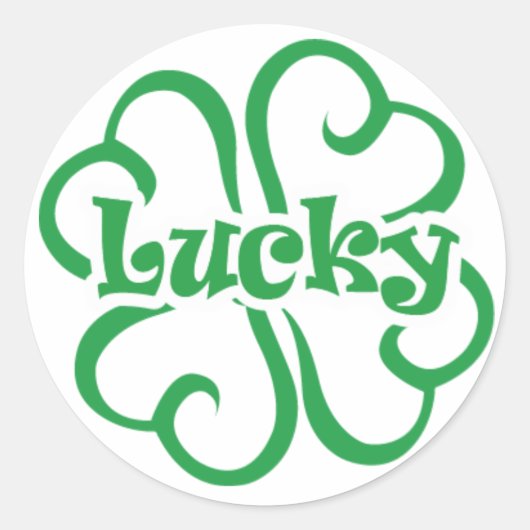 Lucky Sticker (Voorkant)