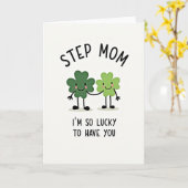 Lucky Stiefmoeder Clover Kaart (Gele Bloem)