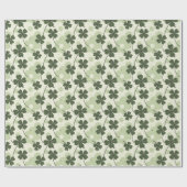Lucky & Stijlvol Shamrock inpakpapier (Vlak)