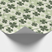 Lucky & Stijlvol Shamrock inpakpapier (Hoek)