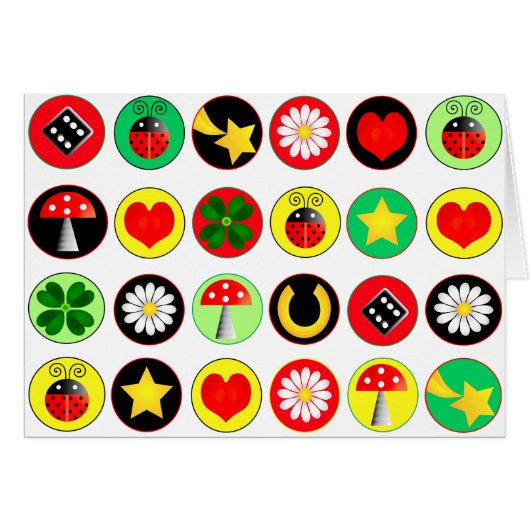 LUCKY STIPPEN KAART (Voorkant Horizontaal)