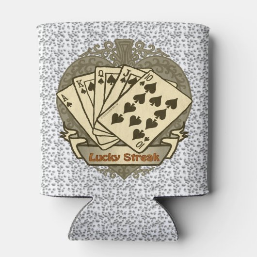 Lucky Streak Poker Koelbox Blikjeskoeler (Achterkant)