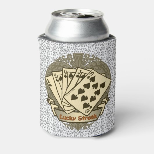 Lucky Streak Poker Koelbox Blikjeskoeler (Blikje Achterkant)