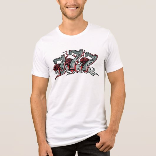 Lucky Strike: De kracht van 777 Tri-Blend Shirt (Voorkant)