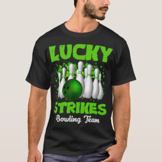 Lucky Strikes Bowling Team Happy Patricks Day T-shirt
