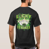 "Lucky Strikes" — Craigster Black T-Shirt (Achterkant)
