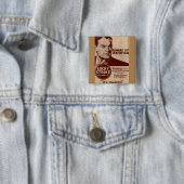 Lucky Strikes - Let op irritatie Vierkante Button 5,1 Cm (In situ)