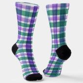 Lucky Stripe Plaid Sokken (Gebogen)