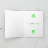 Lucky Stripes Kaart (Binnen)