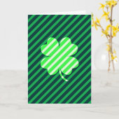 Lucky Stripes Kaart (Gele Bloem)