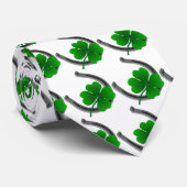 Lucky Stropdas Lucky Hoefijzer Stropdas 4 Leaf Clo (Opgerold)