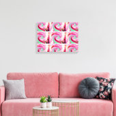 Lucky swirls canvas afdruk (Insitu (Woonkamer))