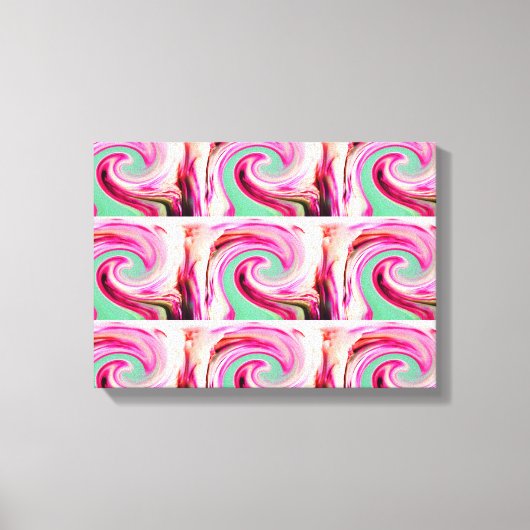 Lucky swirls canvas afdruk (Voorkant)