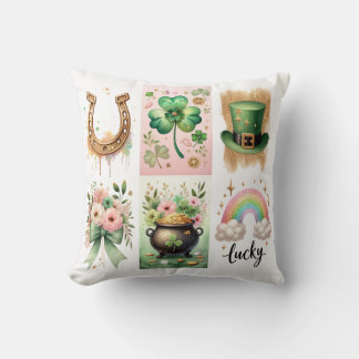 Lucky Symbols, Iers, St. Patrick's Day Kussen