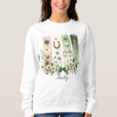Lucky Symbols, St. Patrick's Day Sweatshirt (Voorkant)