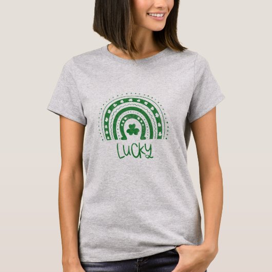 Lucky T-Shirt for St.Patrick's Day (Voorkant)