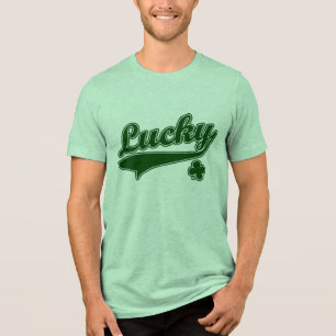Lucky T-shirt, grappige St. Patrick's Day Tri-Blend Shirt