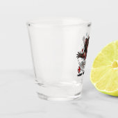 Lucky Tasmanian Devil Royal Flush Poker Cartoon Shot Glas (Links)