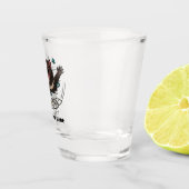 Lucky Tasmanian Devil Royal Flush Poker Cartoon Shot Glas (Rechts)