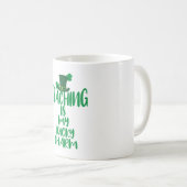 Lucky Teacher Vibes St. Patrick's Day Edition Koffiemok (Voorkant rechts)