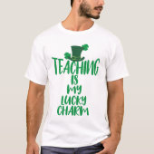 Lucky Teacher Vibes St. Patrick's Day Edition T-shirt (Voorkant)