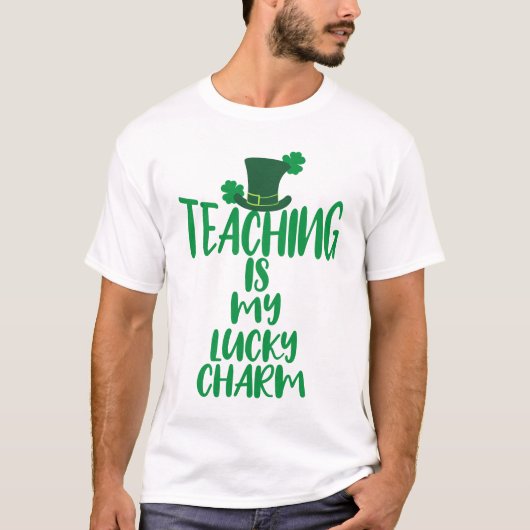Lucky Teacher Vibes St. Patrick's Day Edition T-shirt (Voorkant)