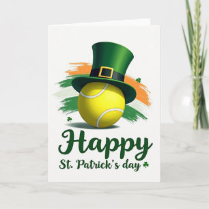 Lucky Tennis Hoed St. Patricks Kaart