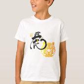 Lucky Tiger, Chinees symbool voor Zodiac Tiger T-shirt (Voorkant)