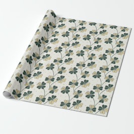 Lucky & Tijdloos Shamrock inpakpapier