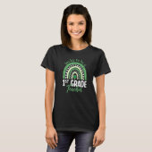 Lucky To Be A 1st Grade Teacher T-Shirt St Patrick (Voorkant volledig)