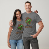 Lucky To Be A Rad Tech Leopard Shamrock St Patrick T-shirt (Unisex)