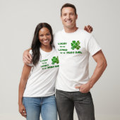 Lucky to be Loved Irish Mannen T-shirt (Unisex)