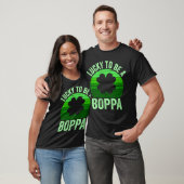 Lucky To Be Poppa Leprechaun Shamrock St Patricks T-shirt (Unisex)